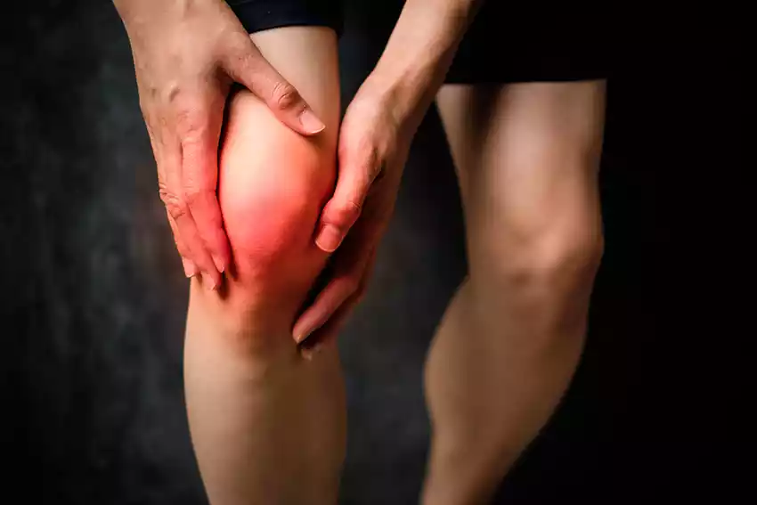 Zorg van uw fysiotherapeut bij een knie die op slot zit