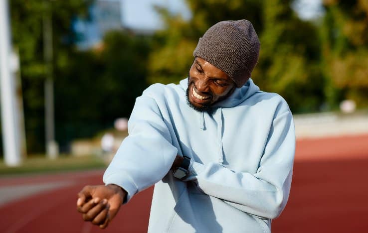 Partiële ruptuur extensoren onderarm